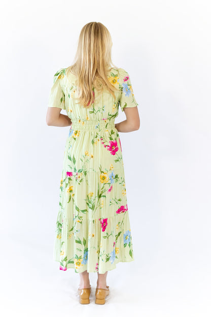 Elaine Floral Midi Dress