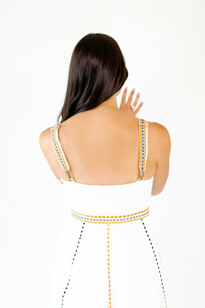 Calla Embroidered Maxi Dress