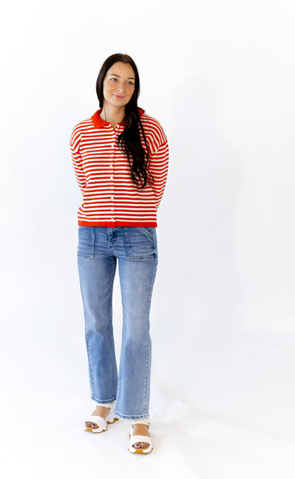 Alixe Soft Striped Cardigan