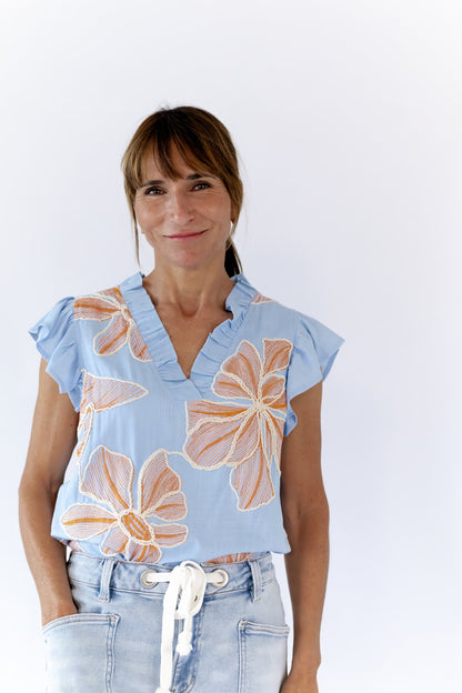Glenda Floral top