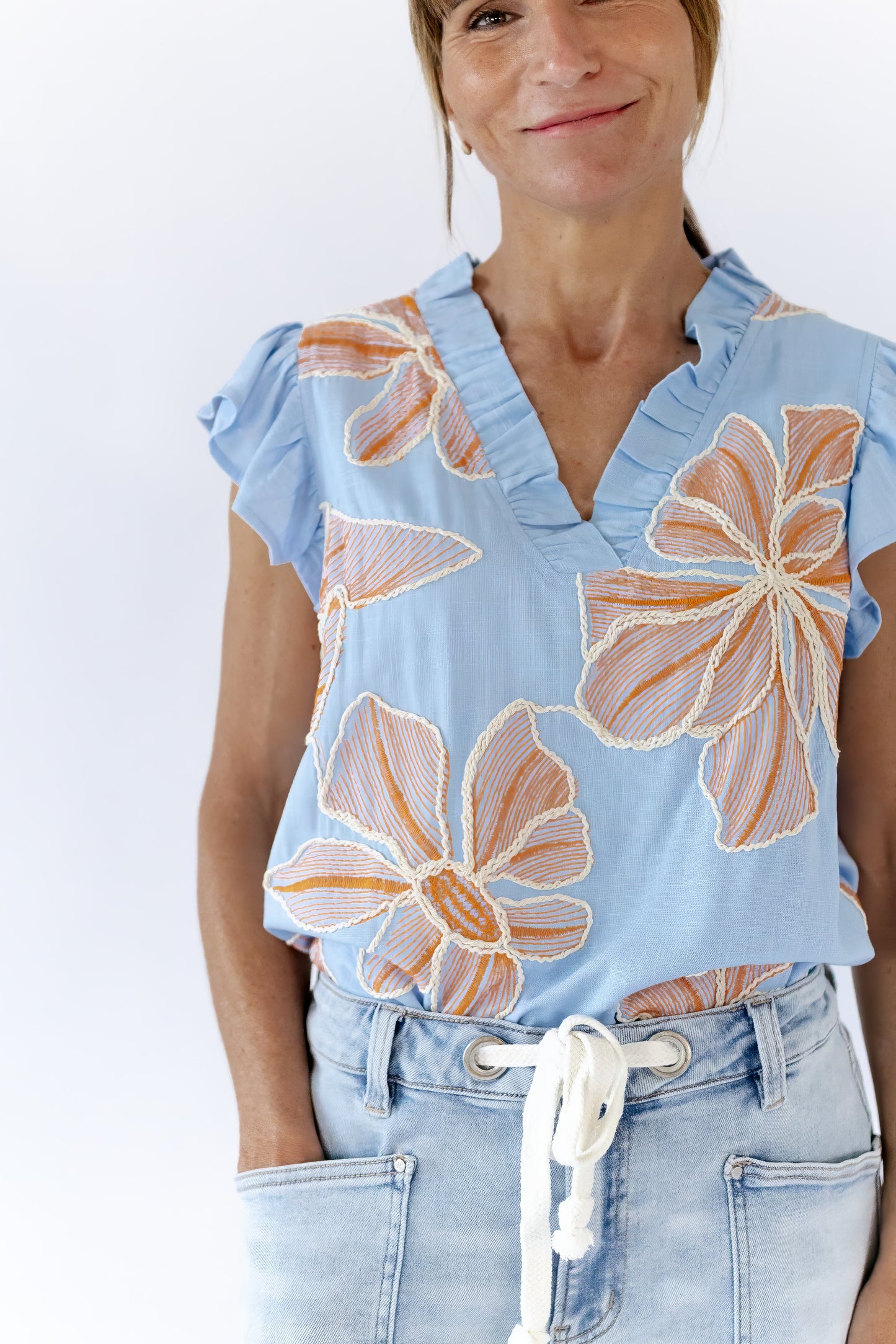 Glenda Floral top
