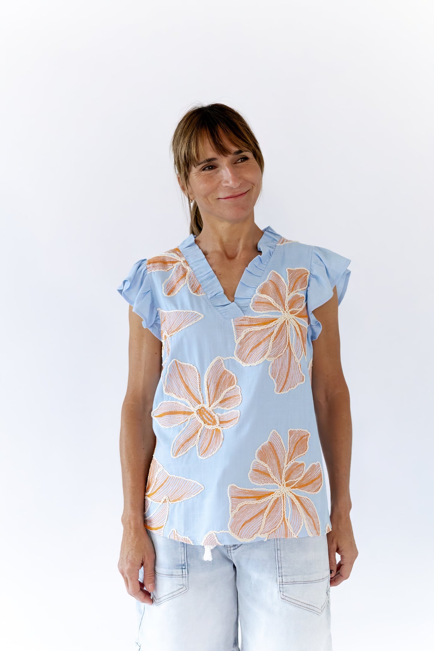 Glenda Floral top