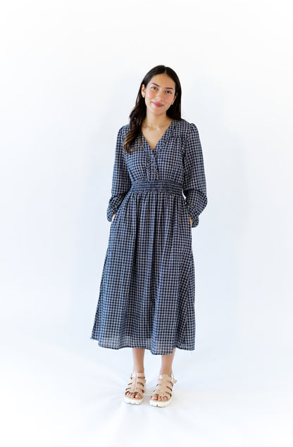 Izzy Smocked Plaid Dress