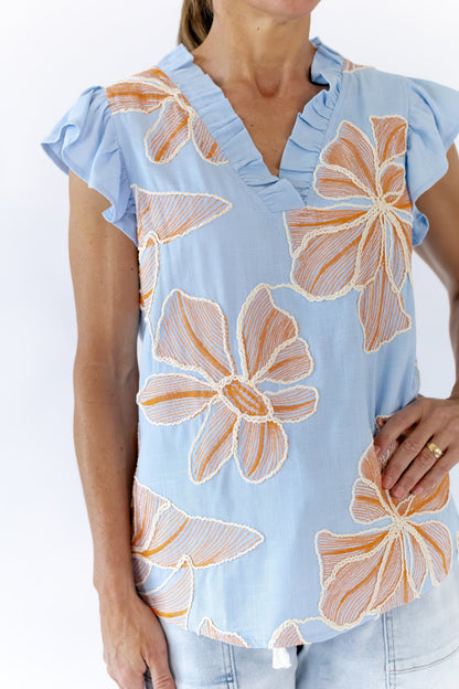Glenda Floral top
