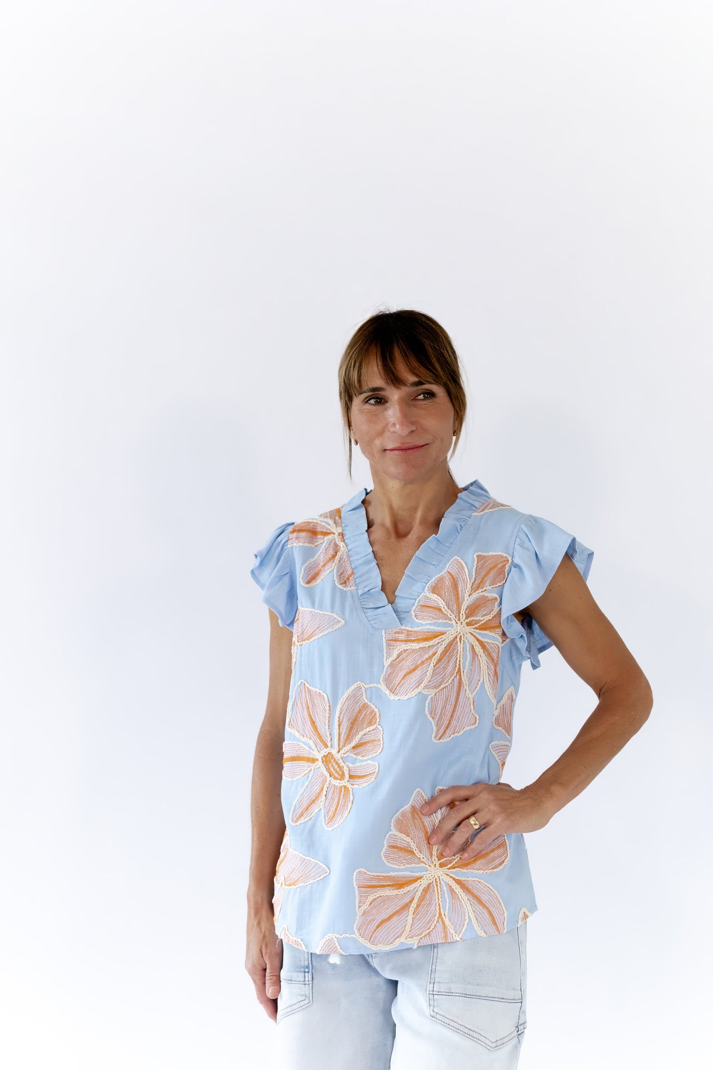 Glenda Floral top