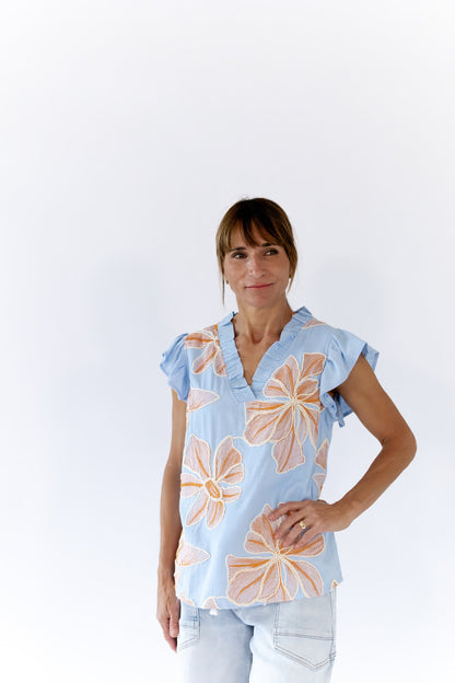 Glenda Floral top