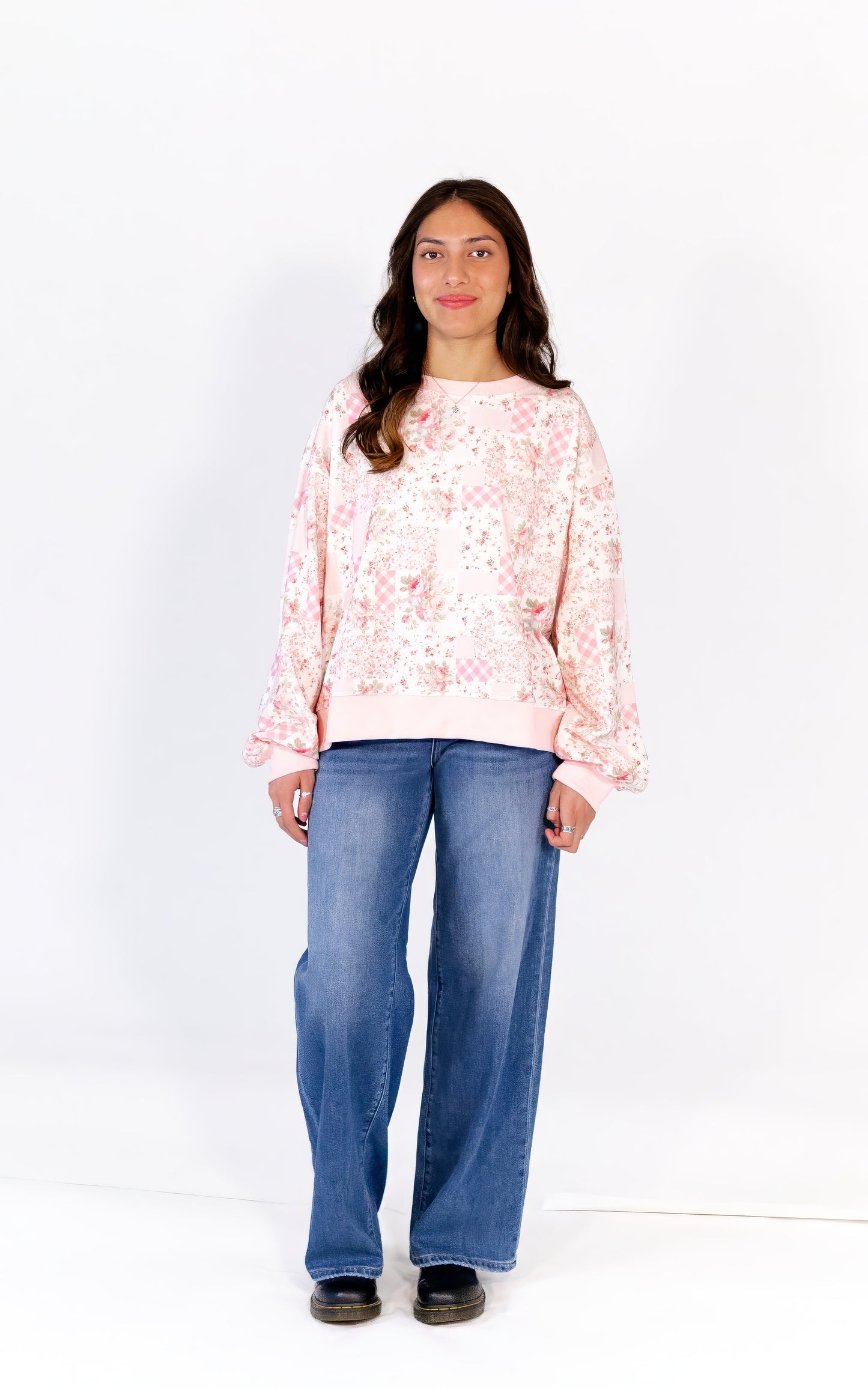 Rosie Patchwork Floral Sweatshirt