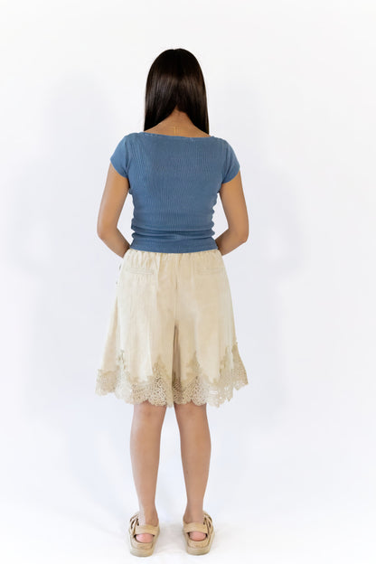 Arizona Lace Trim Shorts