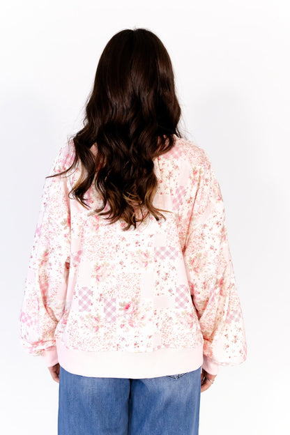 Rosie Patchwork Floral Sweatshirt