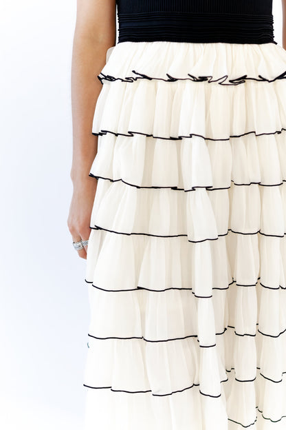 Fleur Tiered Skirt Maxi Dress