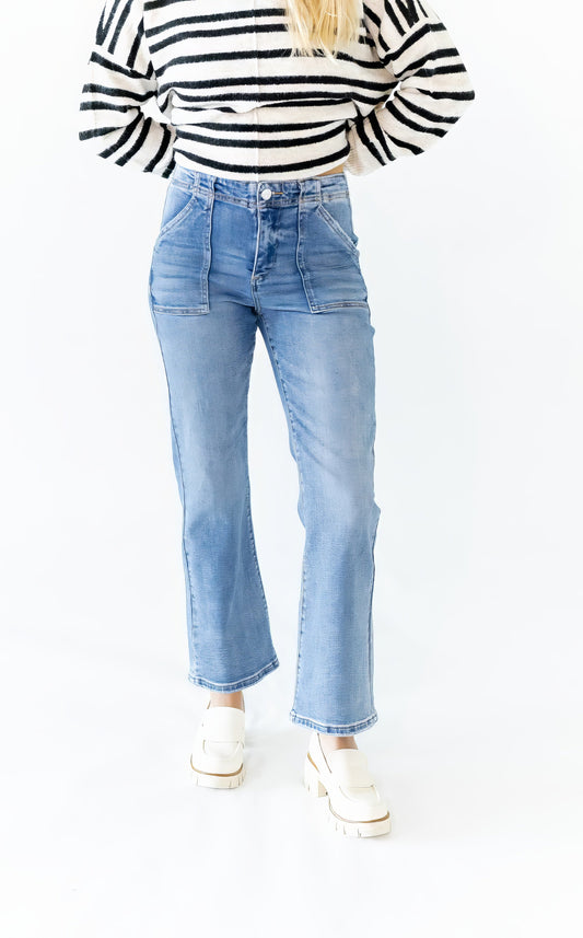 Quincy Oversized Pocket Denim