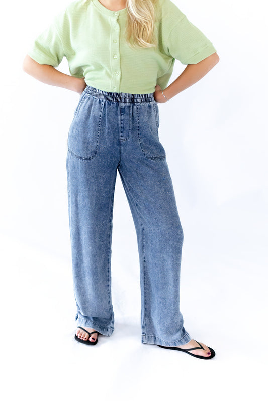 Darla Comfy Mineral Wash Pants