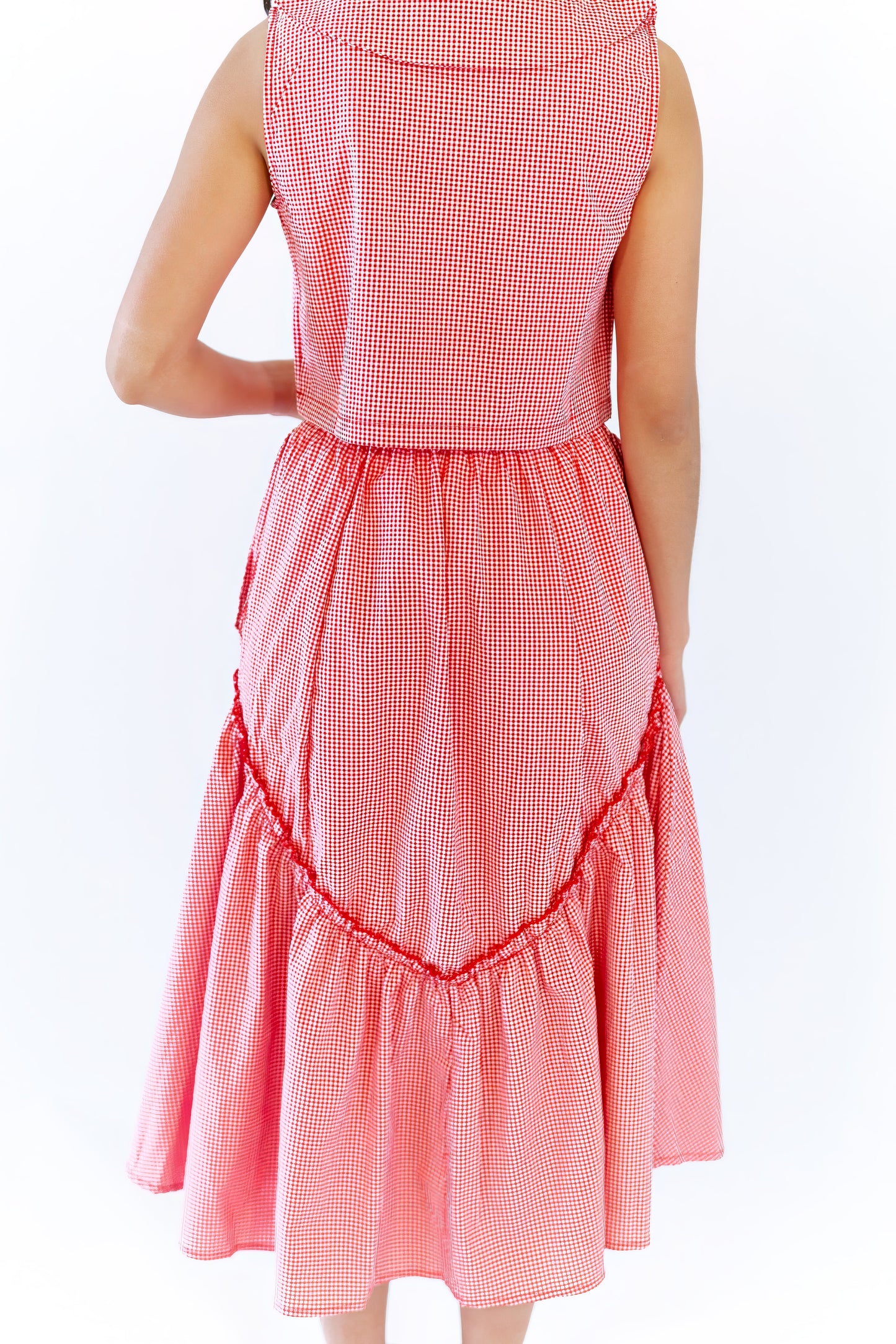 Leigh Gingham Skirt & Tank Set