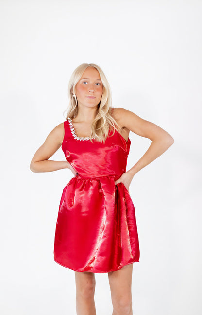 Ruby Embellished Mini Dress