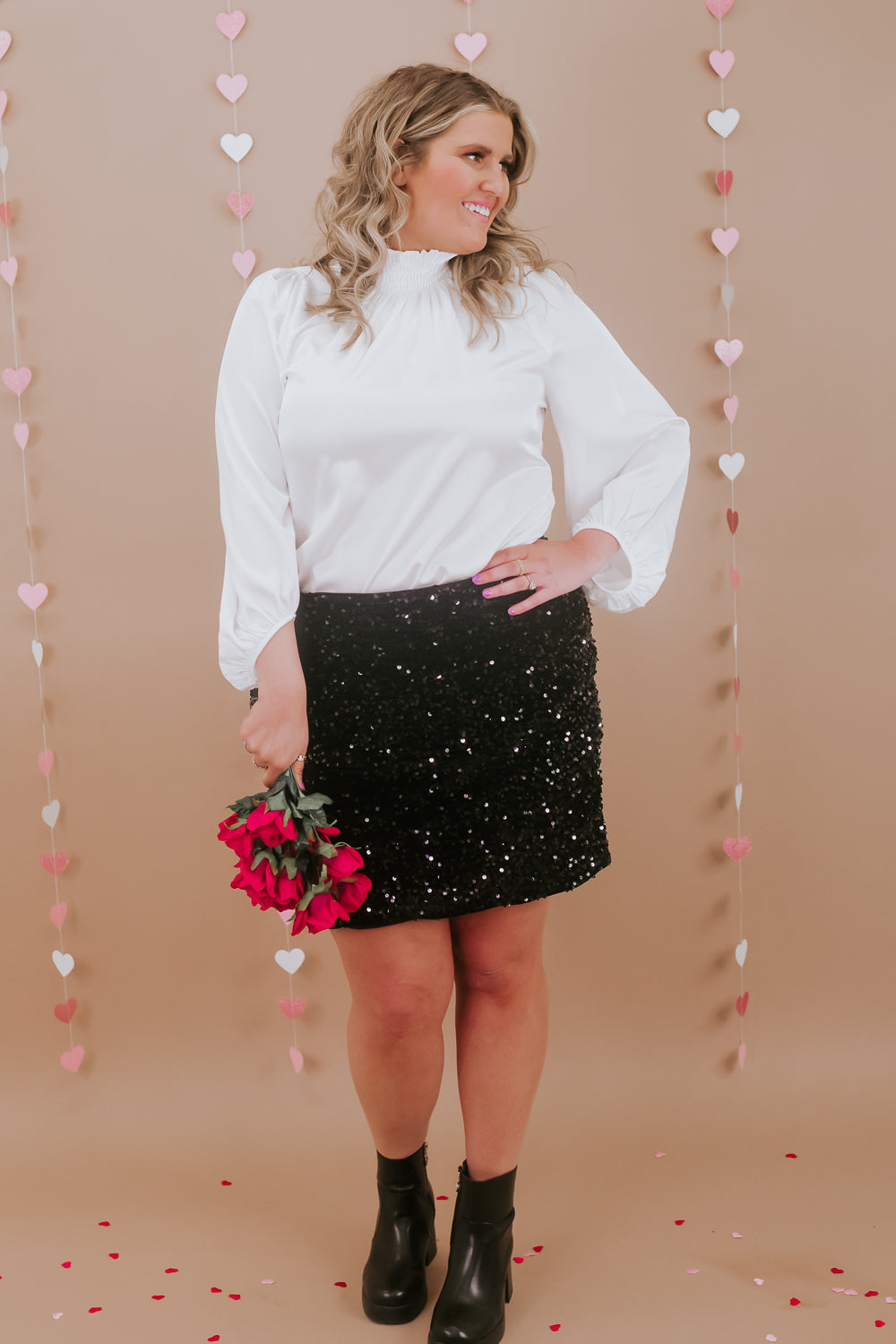 Dress To Impress Sequin Mini Skirt, Black