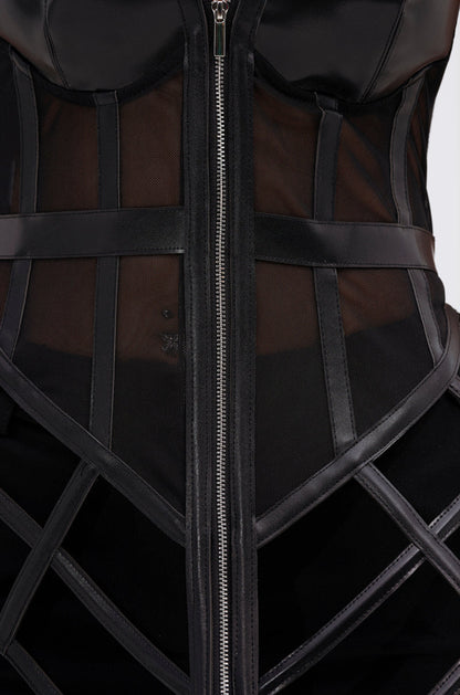 ALL THE DRAMA CUT OUT CORSET
