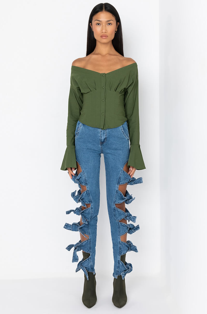 ALL AROUND ME SKINNY JEANS