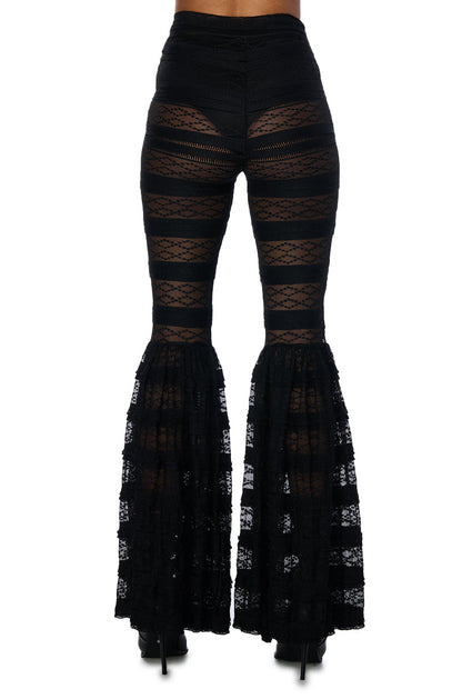ALL I HAVE LEFT KNIT BELL BOTTOM FLARE PANT