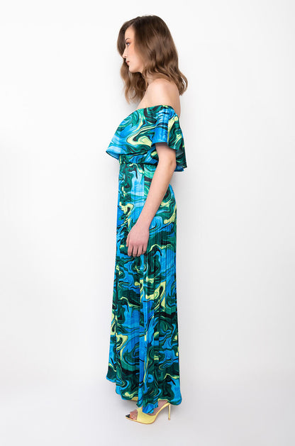 ALL I NEED HALTER TOP WIDE LEG JUMPSUIT