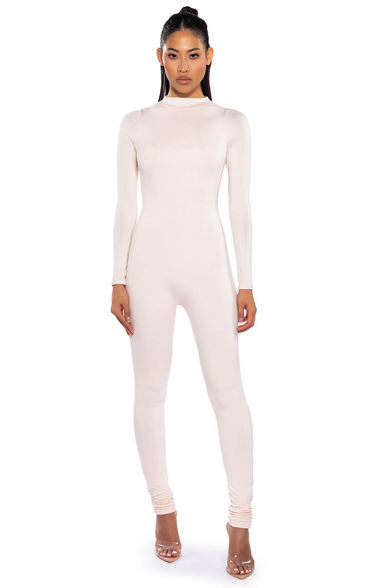 ALL THE WAY BODYCON FULL LENGTH JUMPSUIT