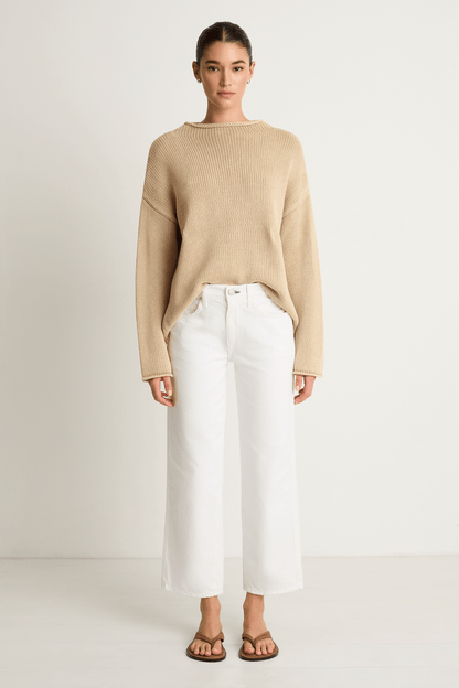 AMO Denim Billie Jeans - Alabaster