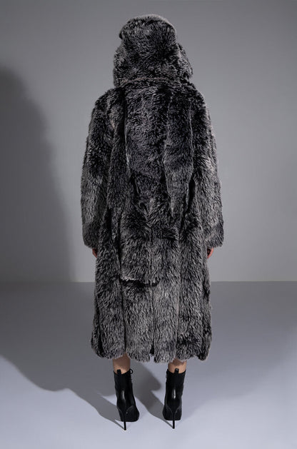ALL THAT FAUX FUR LONG COAT