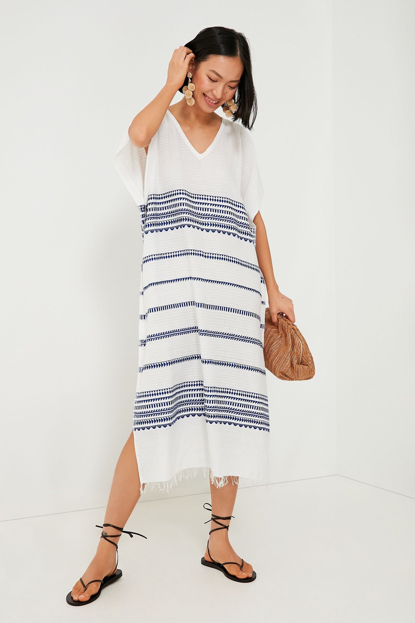 Blue Yani Classic Caftan