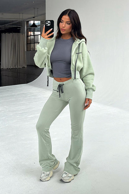 Bamba Cropped Jacket - Sage
