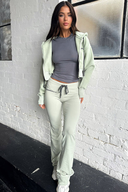 Bamba Cropped Jacket - Sage