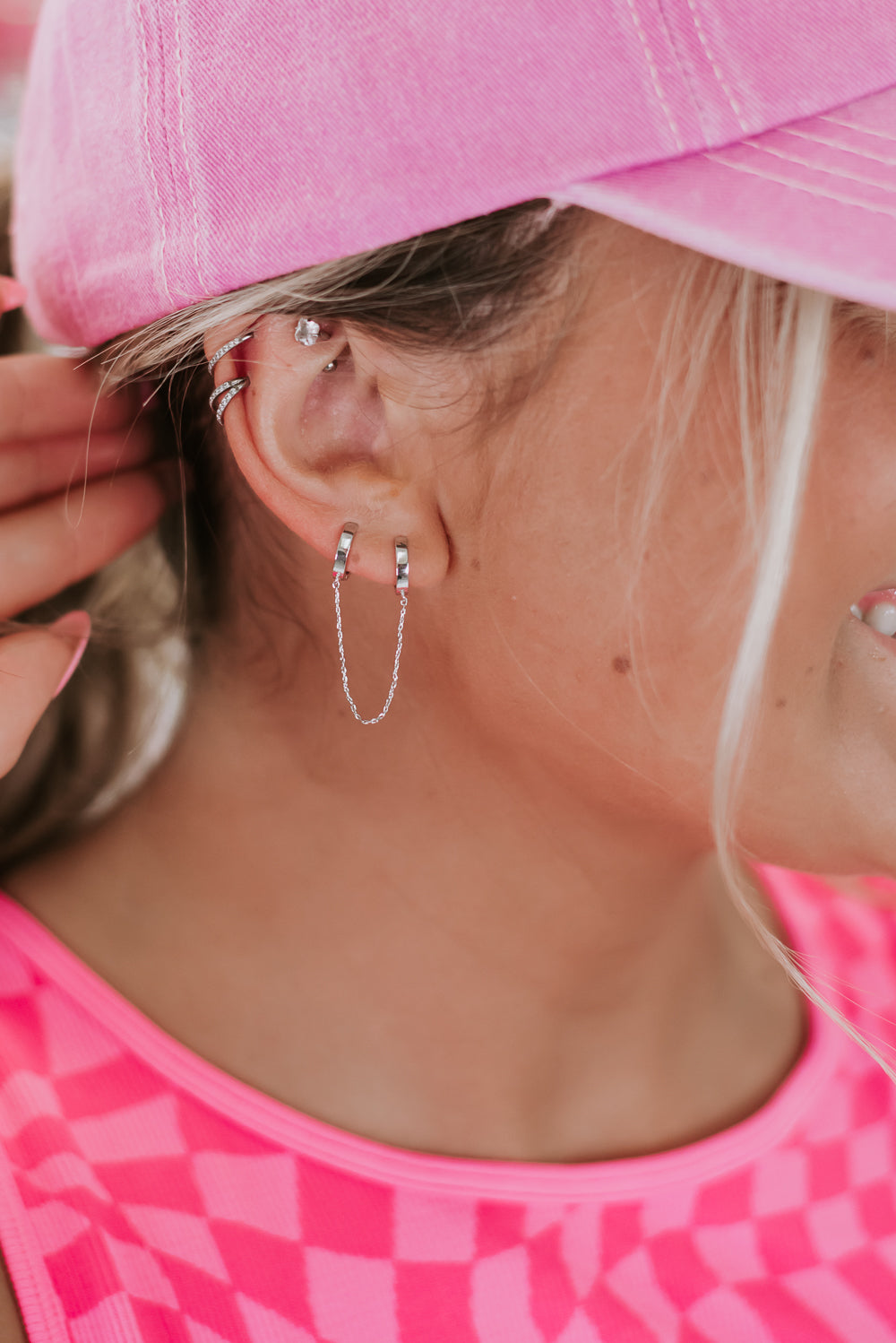 Lucinda Single Cuff Earring, Silver