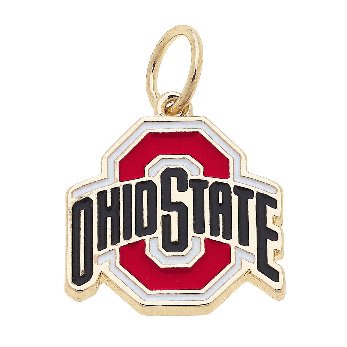 Buckeyes Enamel Logo Charm