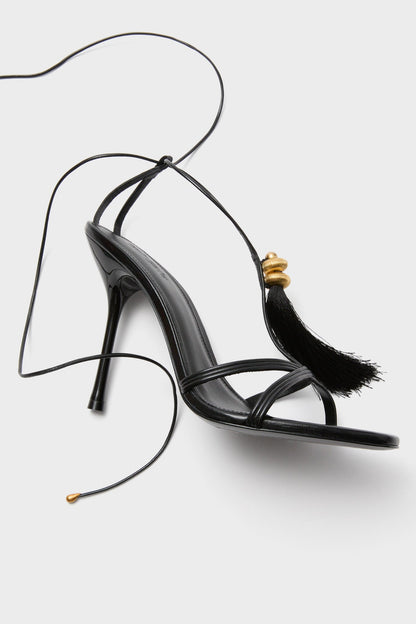 Black Farah Sandal