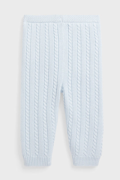 Beryl Blue Organic Cotton Sweater Pant