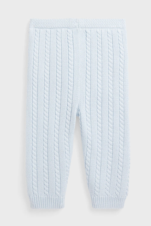 Beryl Blue Organic Cotton Sweater Pant