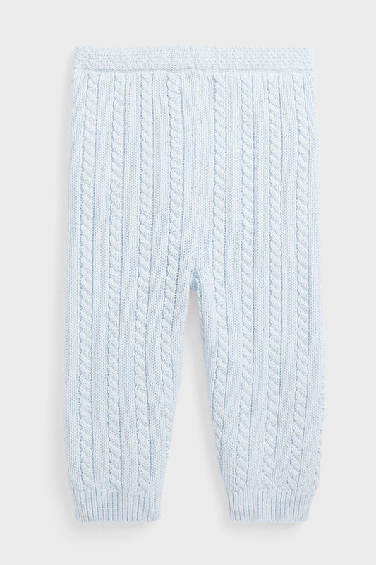 Beryl Blue Organic Cotton Sweater Pant