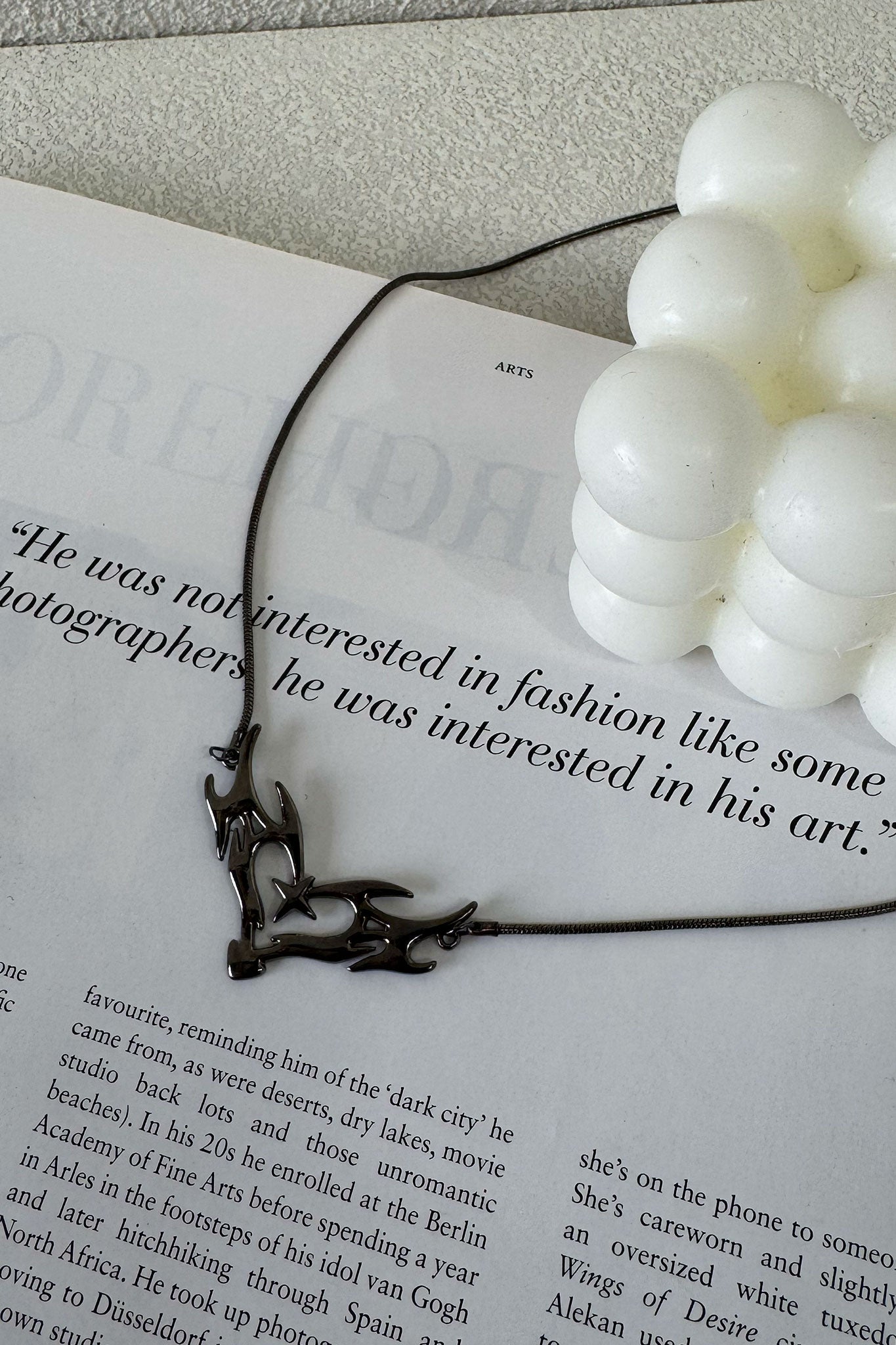 Fearless Necklace - Gunmetal