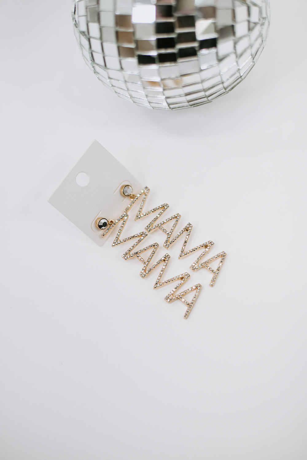 Mama Dangle Earring, Gold