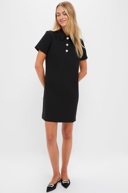 Black Crepe Helen Dress
