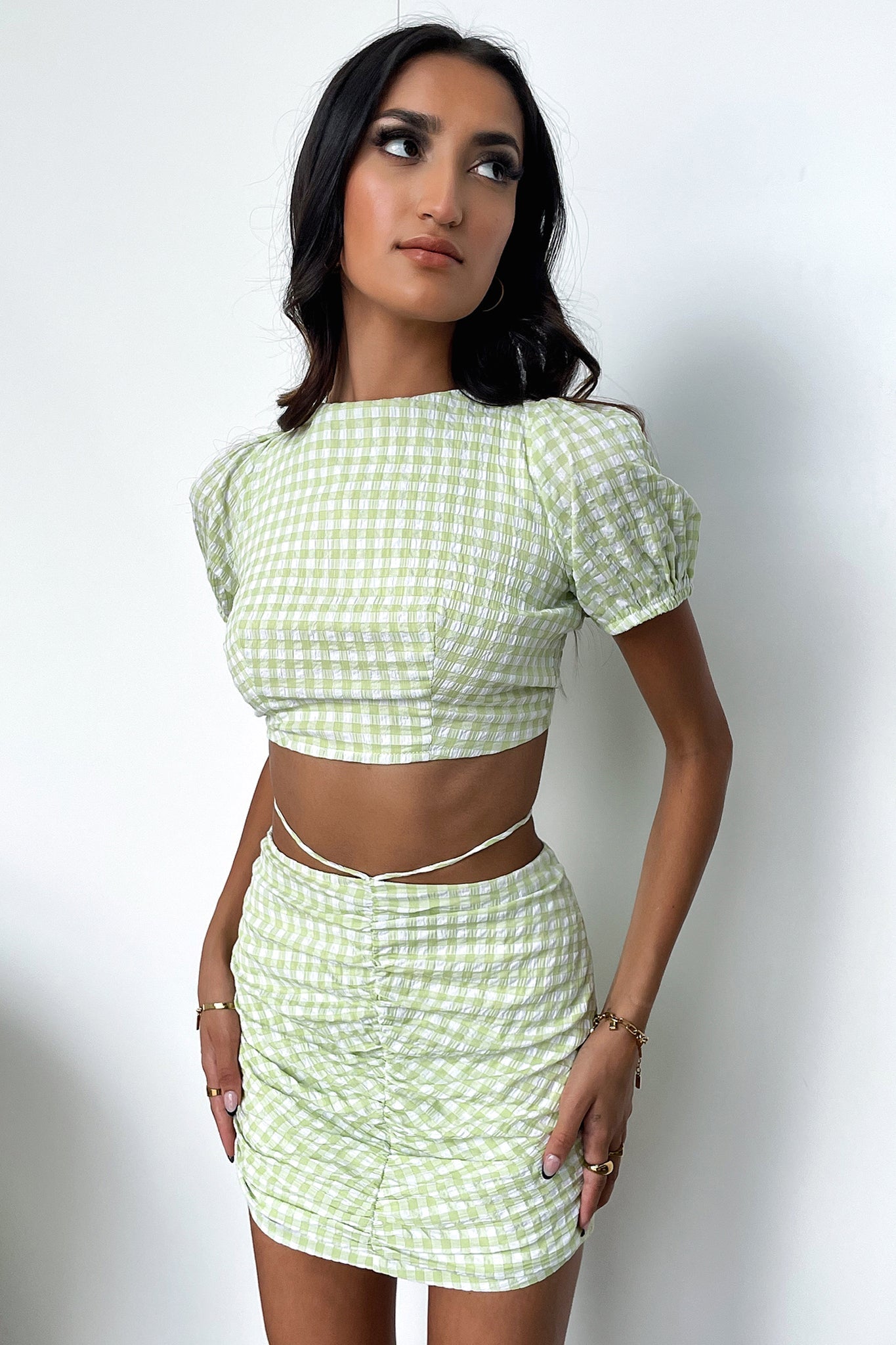 Gabby Crop - Green