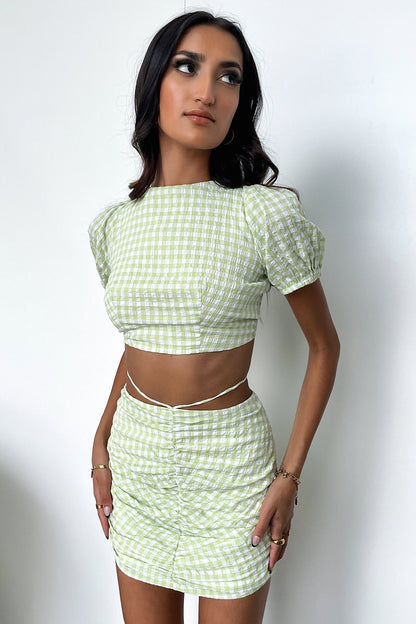 Gabby Crop - Green