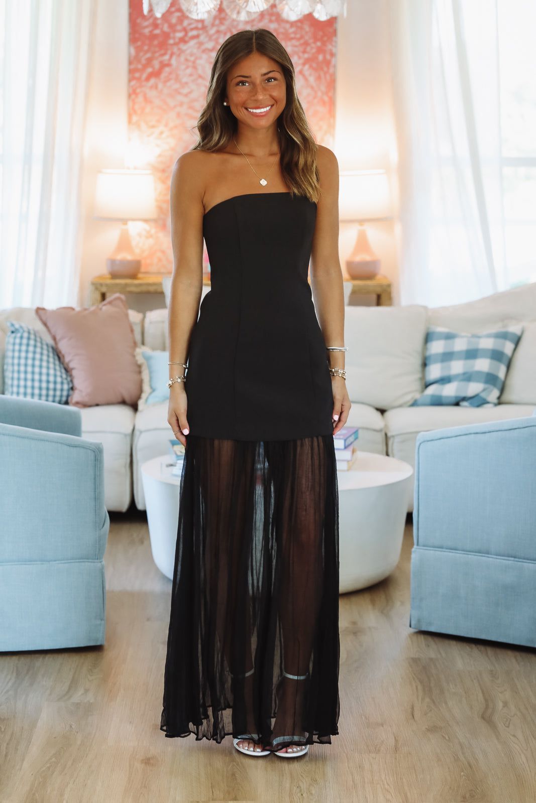 Sleek Intentions Maxi Dress - Black