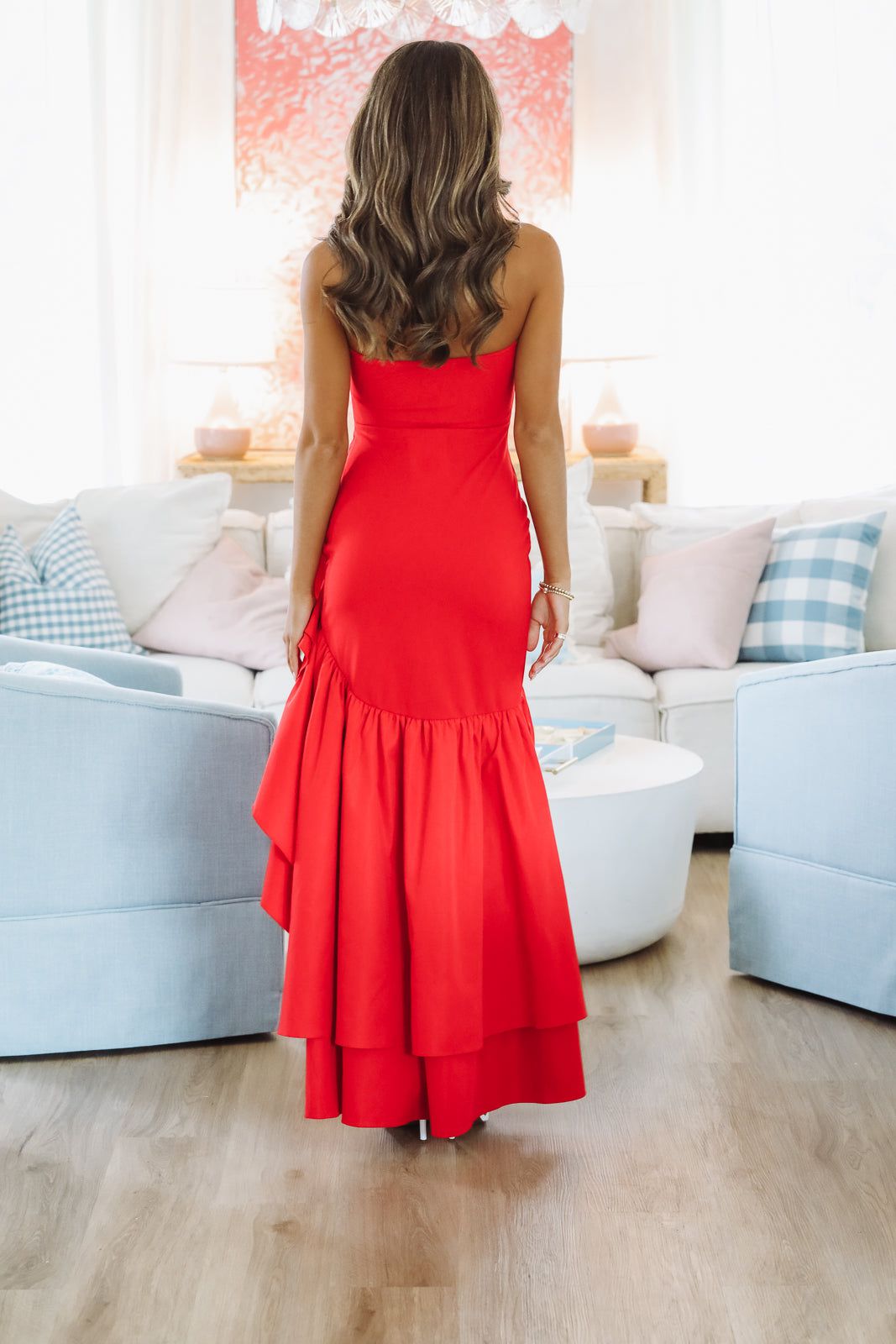 Temptress Maxi Dress - Red