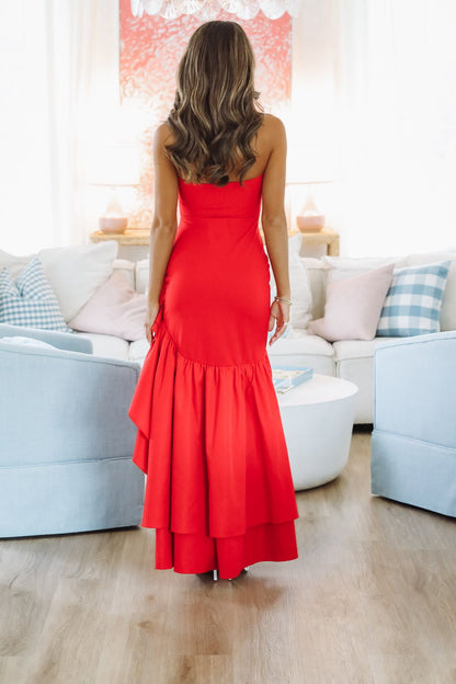 Temptress Maxi Dress - Red