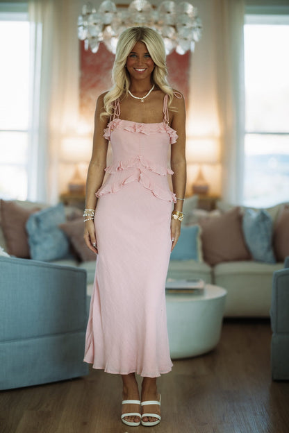 My Own Way Maxi Dress - Pink