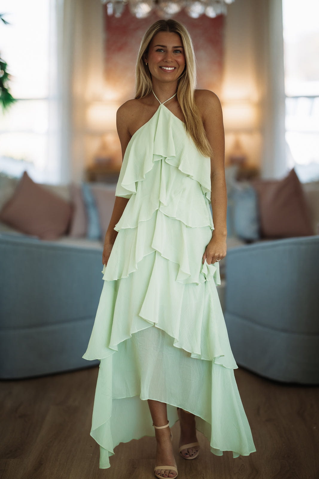 Quiet Storm Maxi Dress - Sage