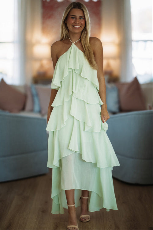 Quiet Storm Maxi Dress - Sage