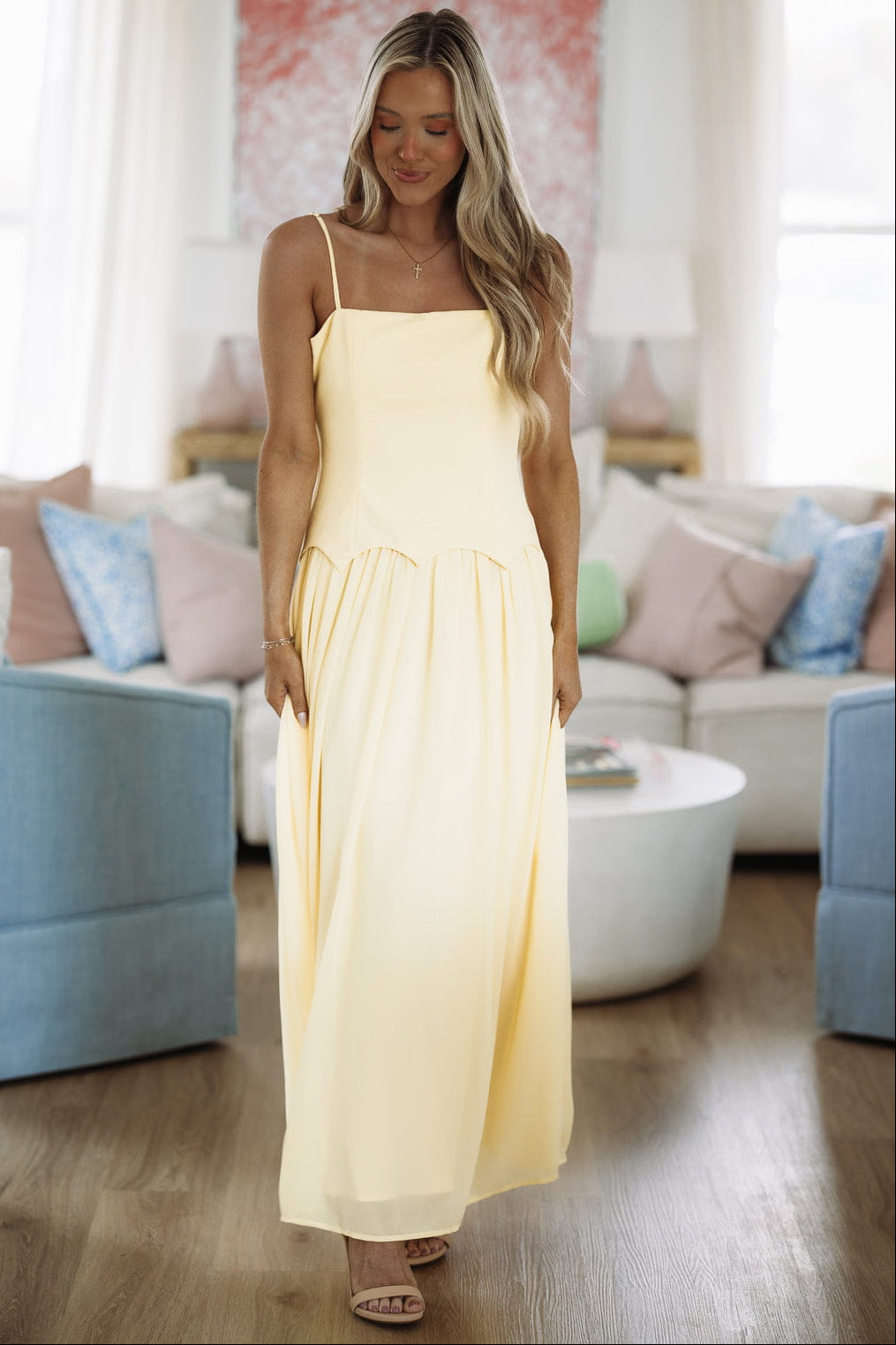 Avalon Breeze Maxi Dress - Yellow