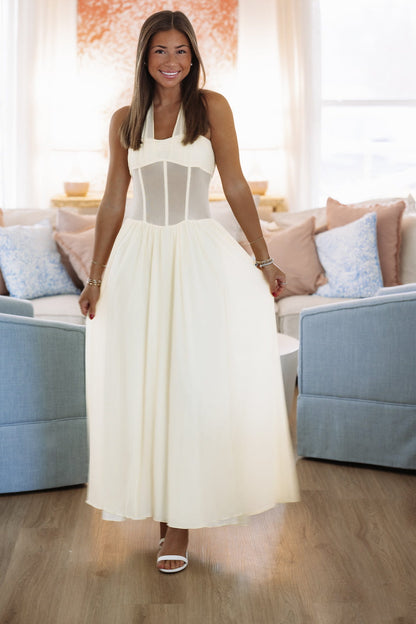 Dreamweaver Maxi Dress - Butter Yellow