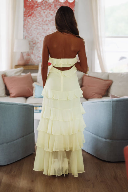 First Class Maxi Dress - Yellow