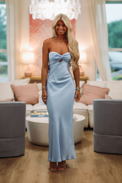 Eternal Flame Maxi Dress - Blue